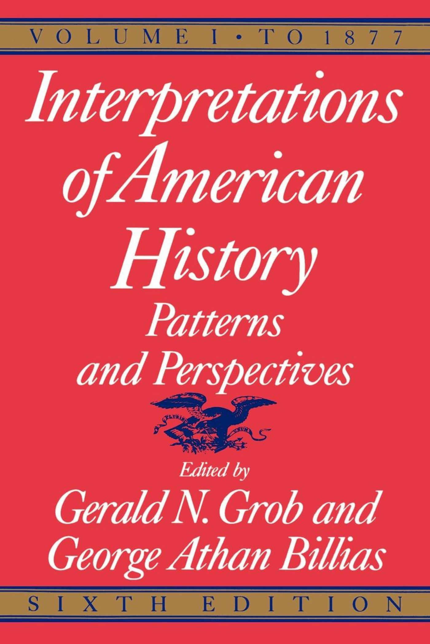 Interpretations of American History, 6th ed, vol. 1