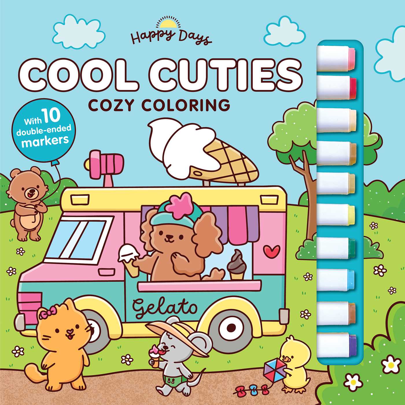 Cool Cuties: Cozy Coloring Kit