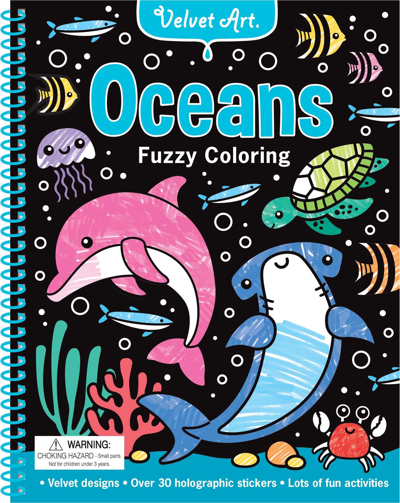 Velvet Art: Oceans Fuzzy Coloring