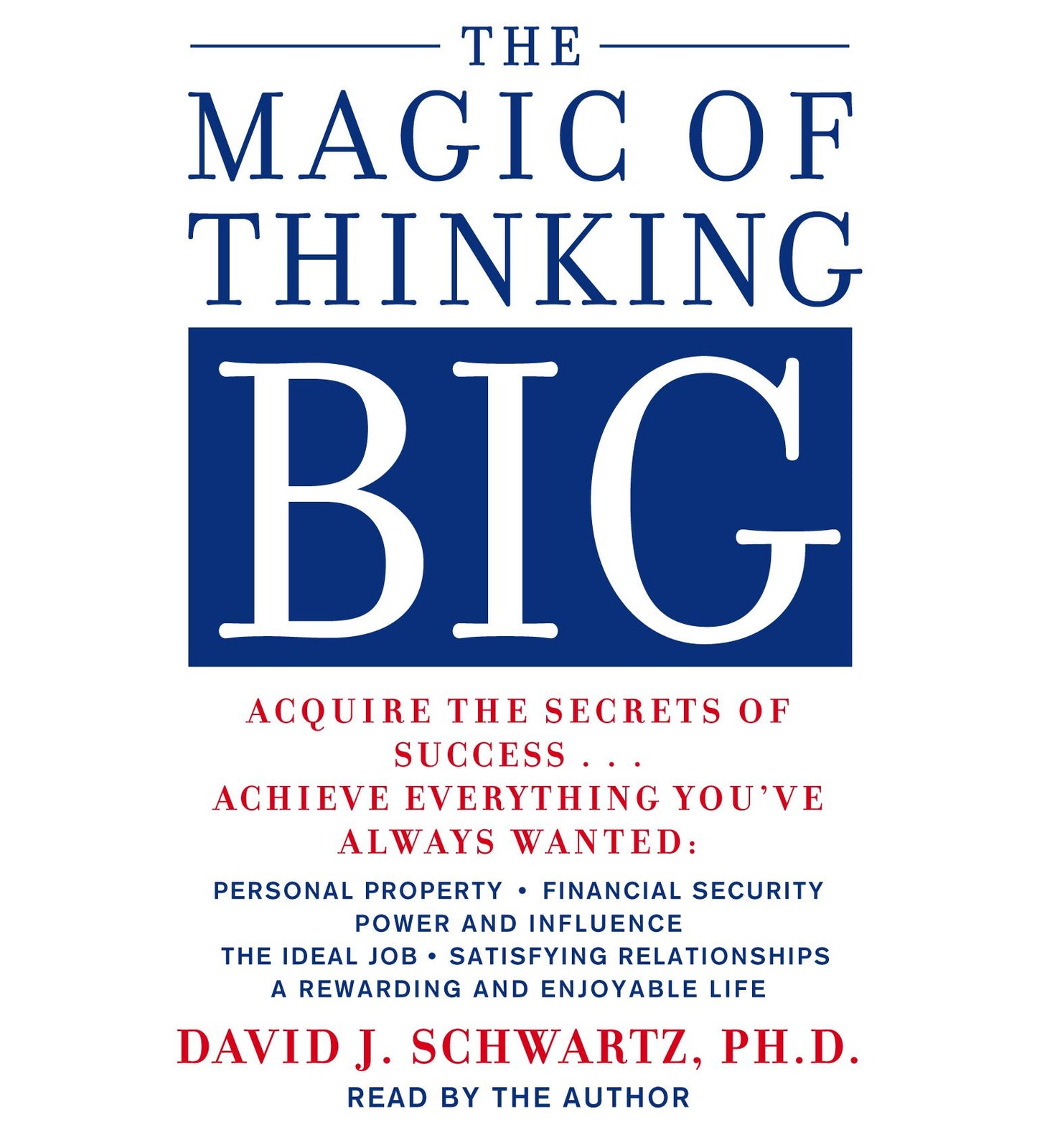 Magic of Thinking Big