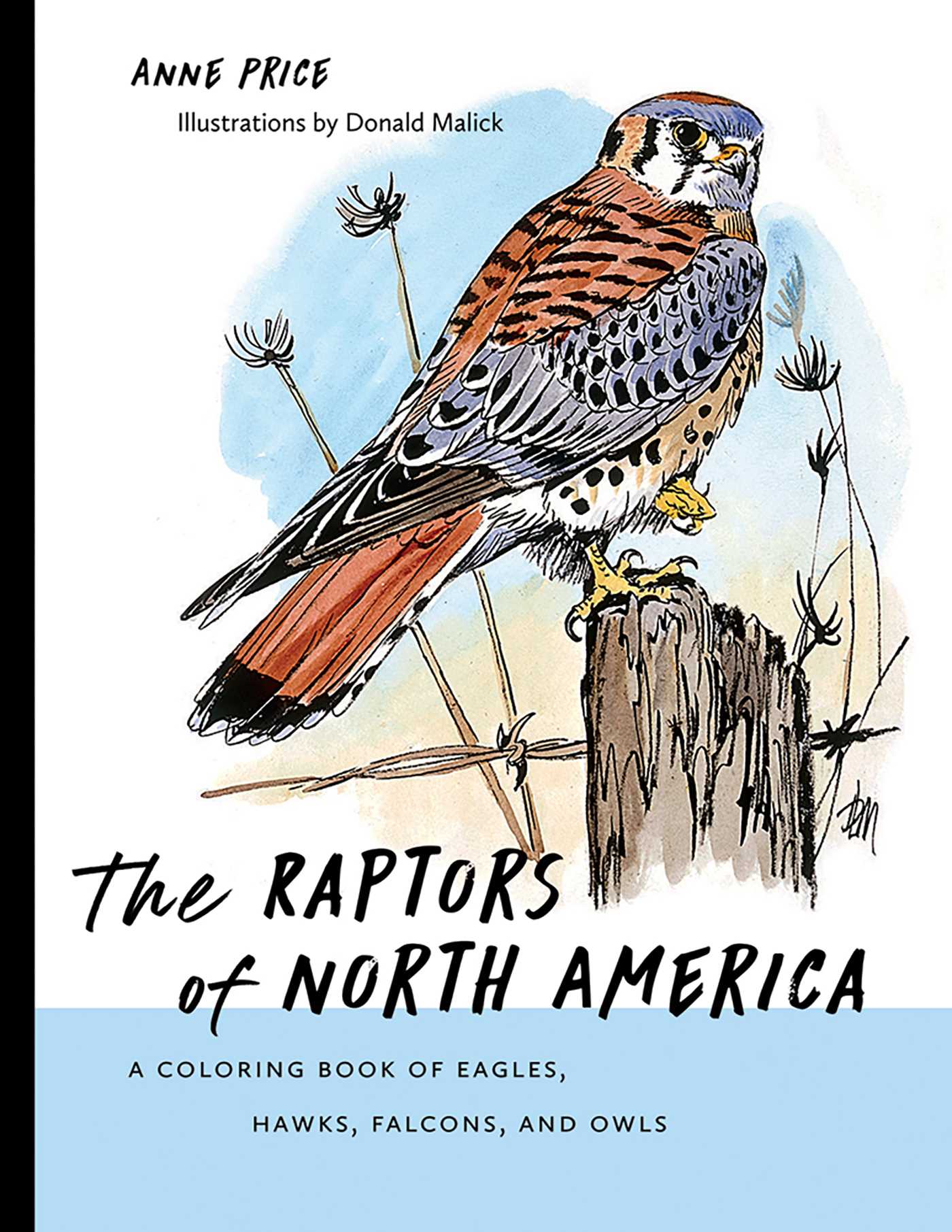 Raptors of North America: A Coloring Book of Eagles, Hawks, Falcons, and Owls