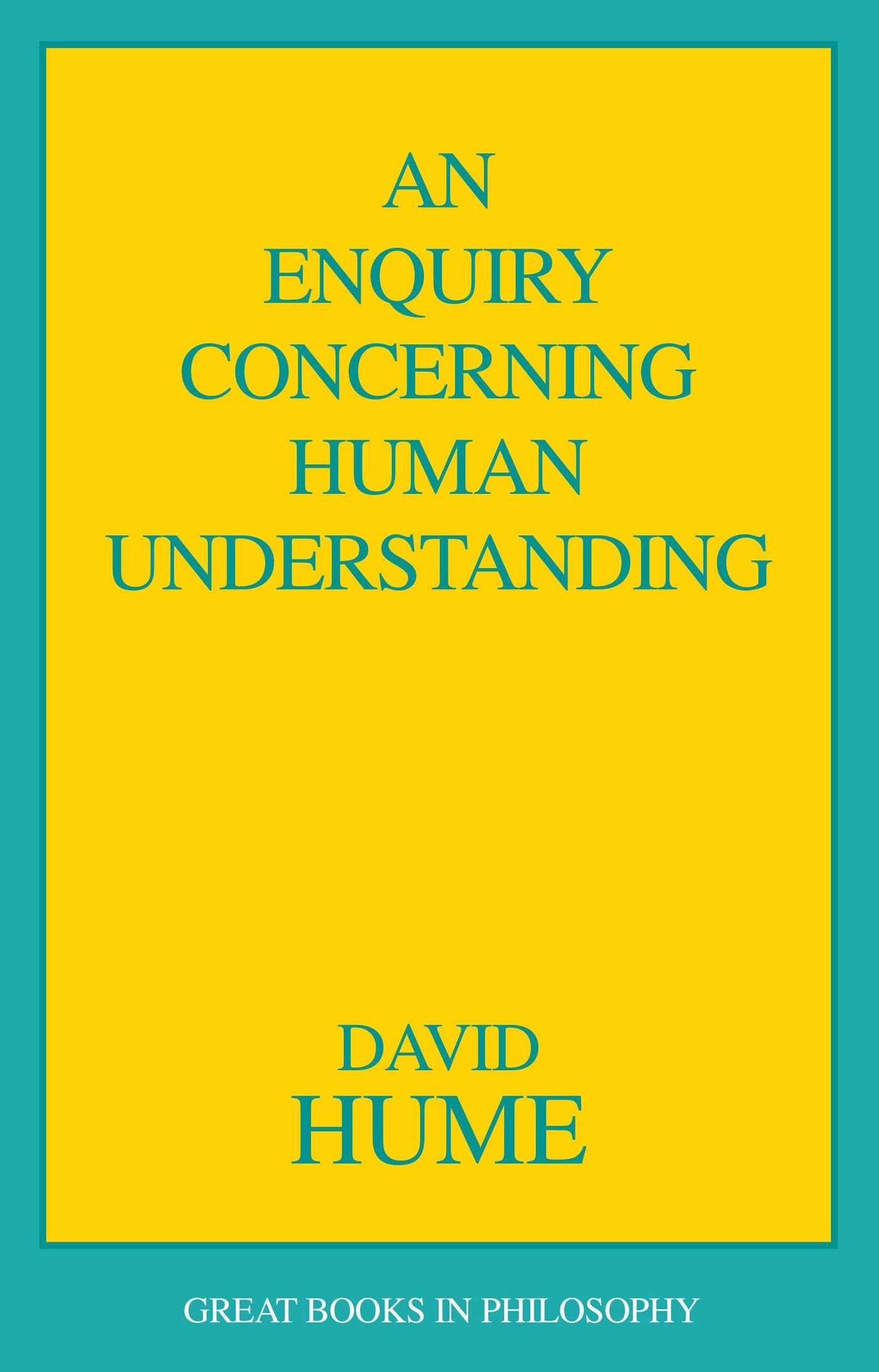 Enquiry Concerning Human Understanding