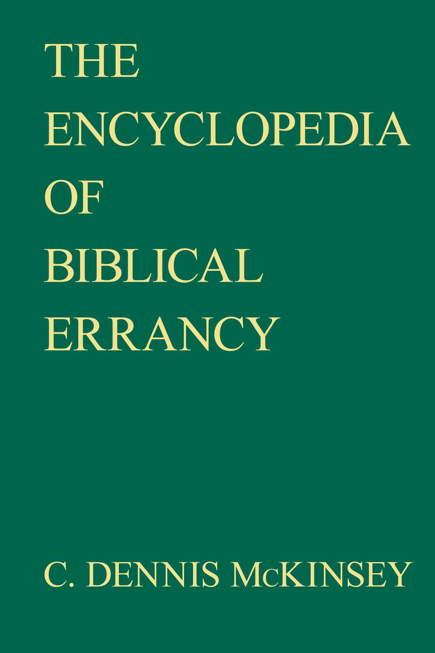 Encyclopedia of Biblical Errancy