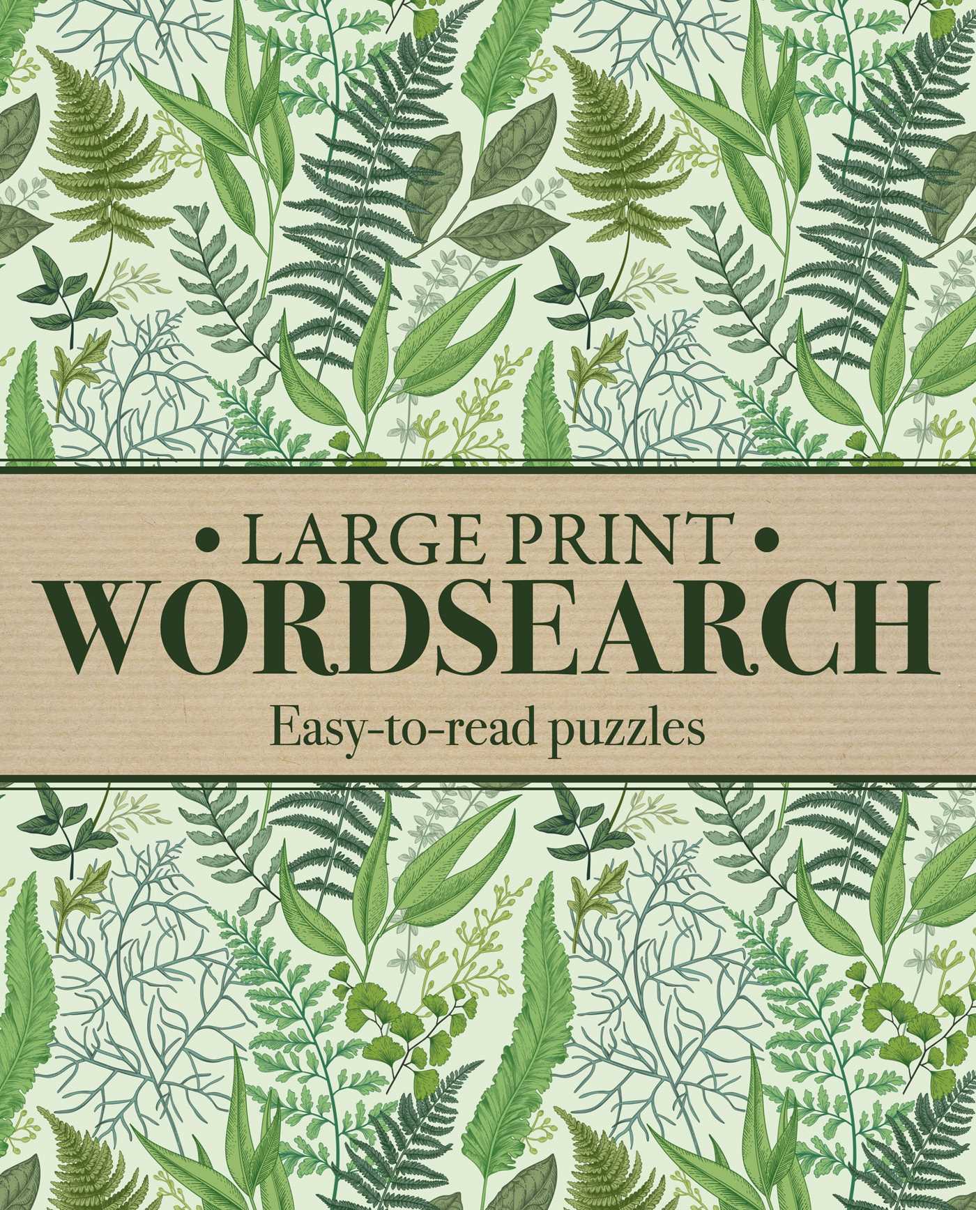 Large Print Wordsearch
