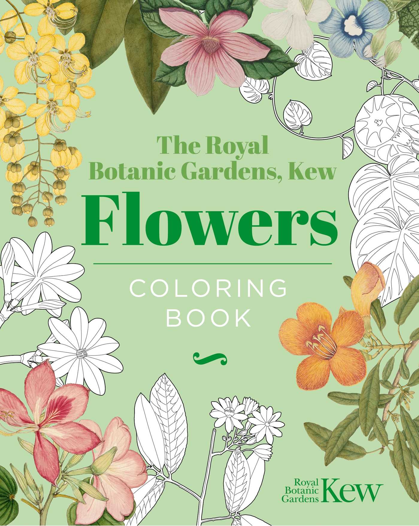 Royal Botanic Gardens, Kew - Flowers Coloring Book: Hardback Gift Edition