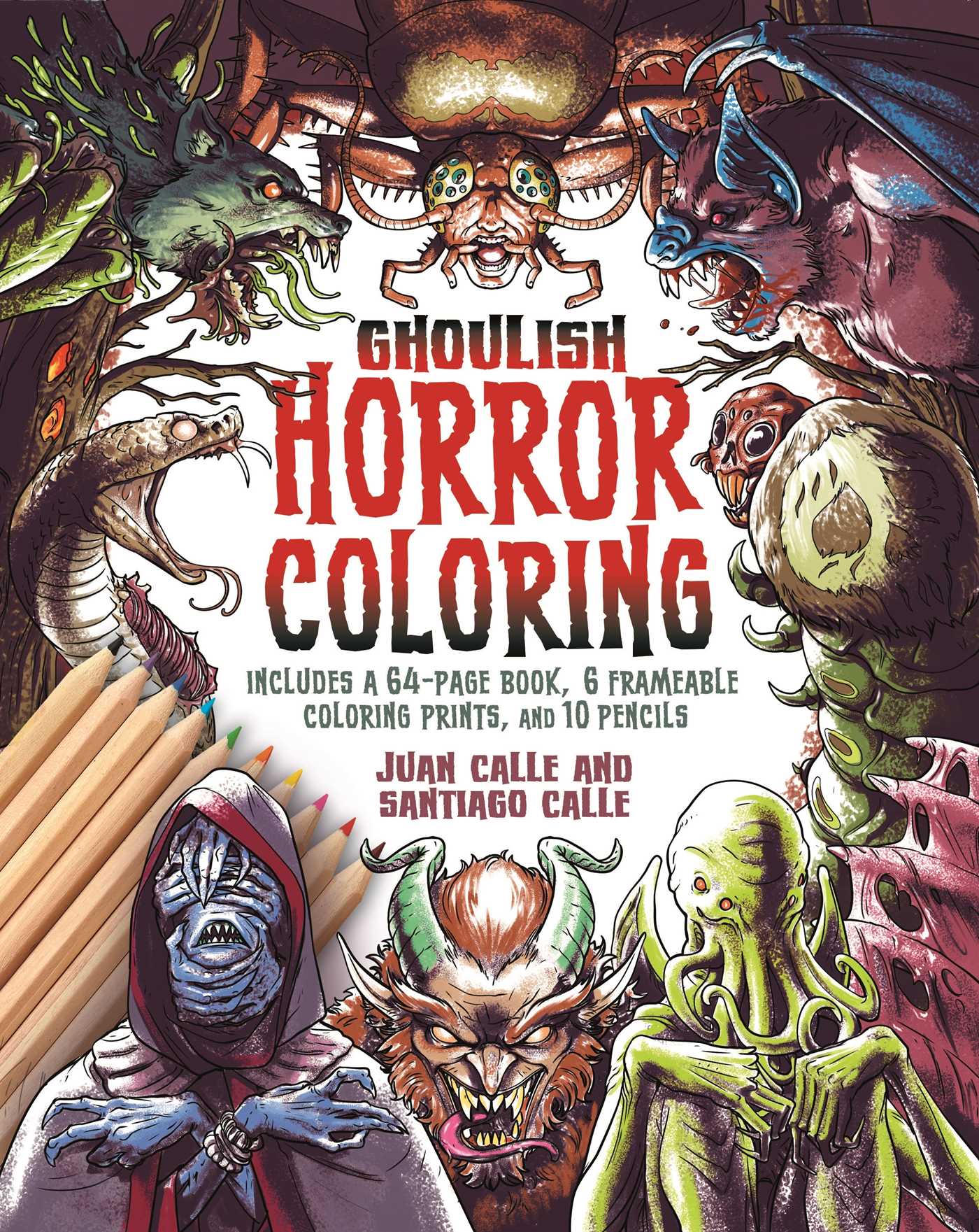 Ghoulish Horror Coloring Kit