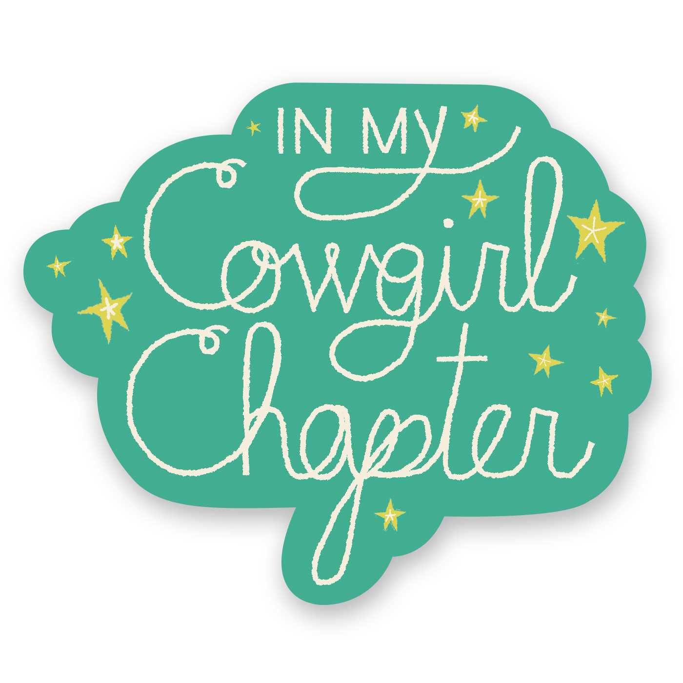 In My Cowgirl Chapter Sticker