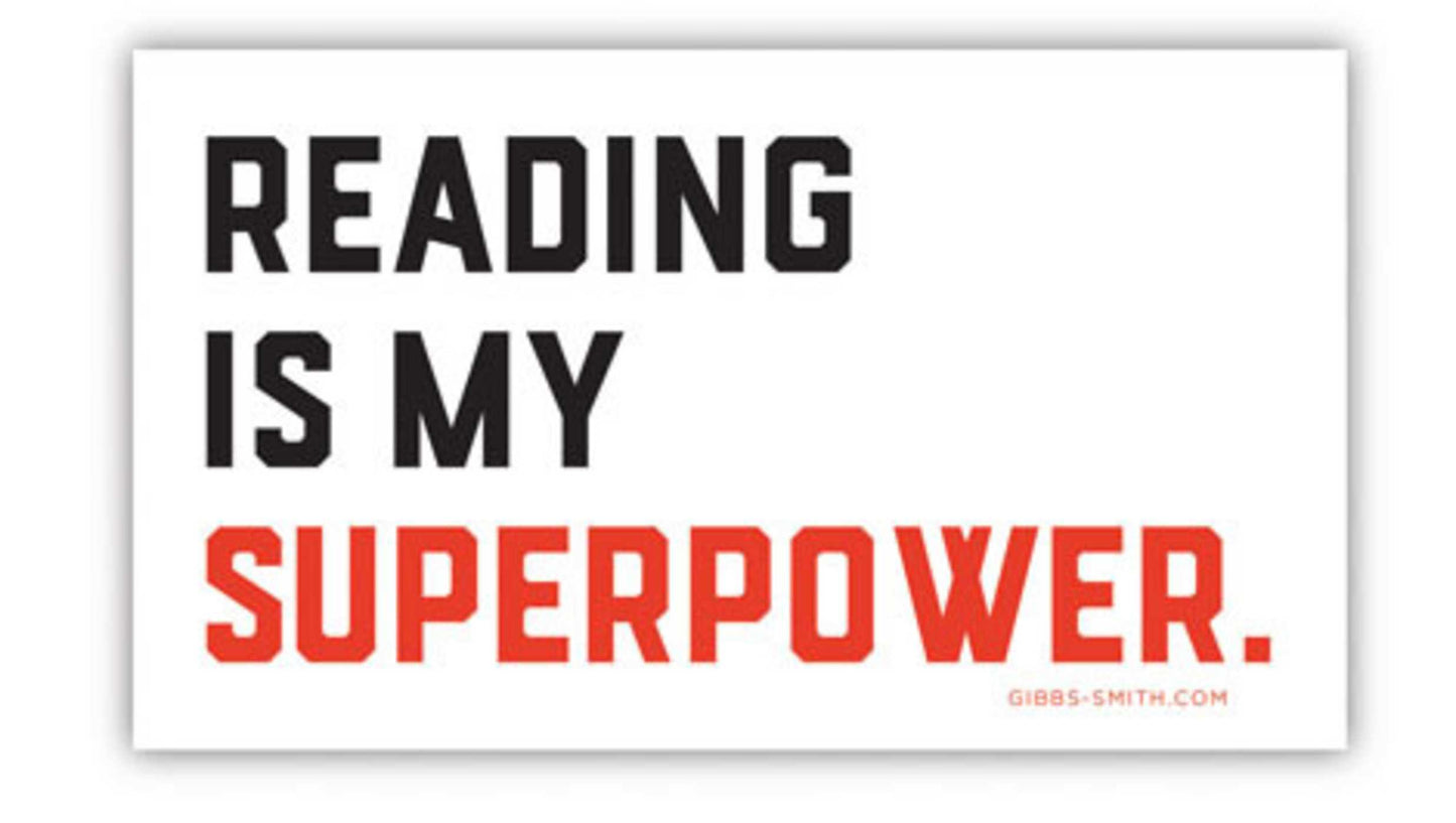 Reading Is My Superpower Sticker (Pack of 6)