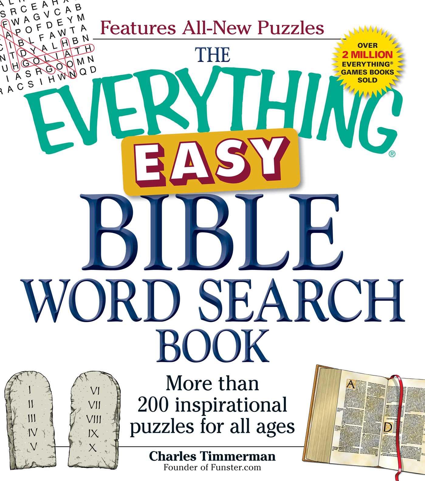 Everything Easy Bible Word Search Book: More than 200 inspirational puzzles for all ages