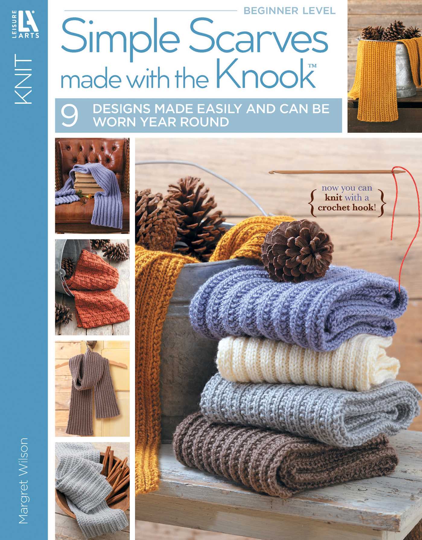 Simple Scarves Made with the Knook
