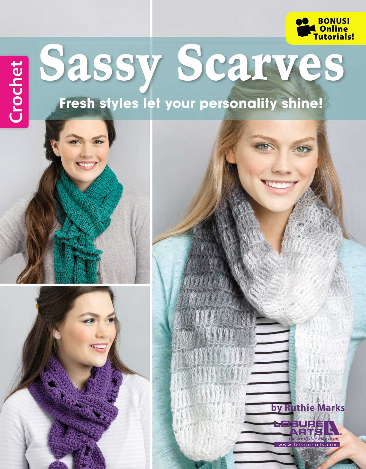 Crochet Sassy Scarves