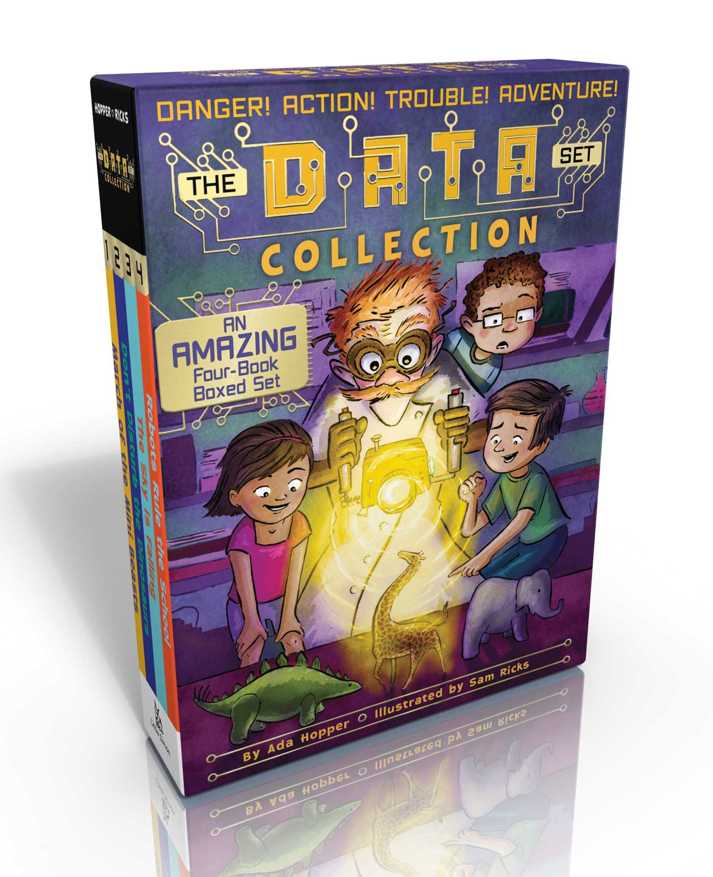 DATA Set Collection (Boxed Set): March of the Mini Beasts; Don't Disturb the Dinosaurs; The Sky Is Falling; Robots Rule the School