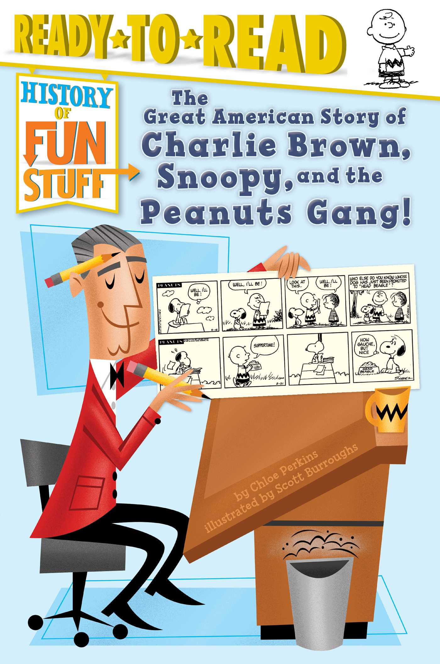 Great American Story of Charlie Brown, Snoopy, and the Peanuts Gang!: Ready-to-Read Level 3