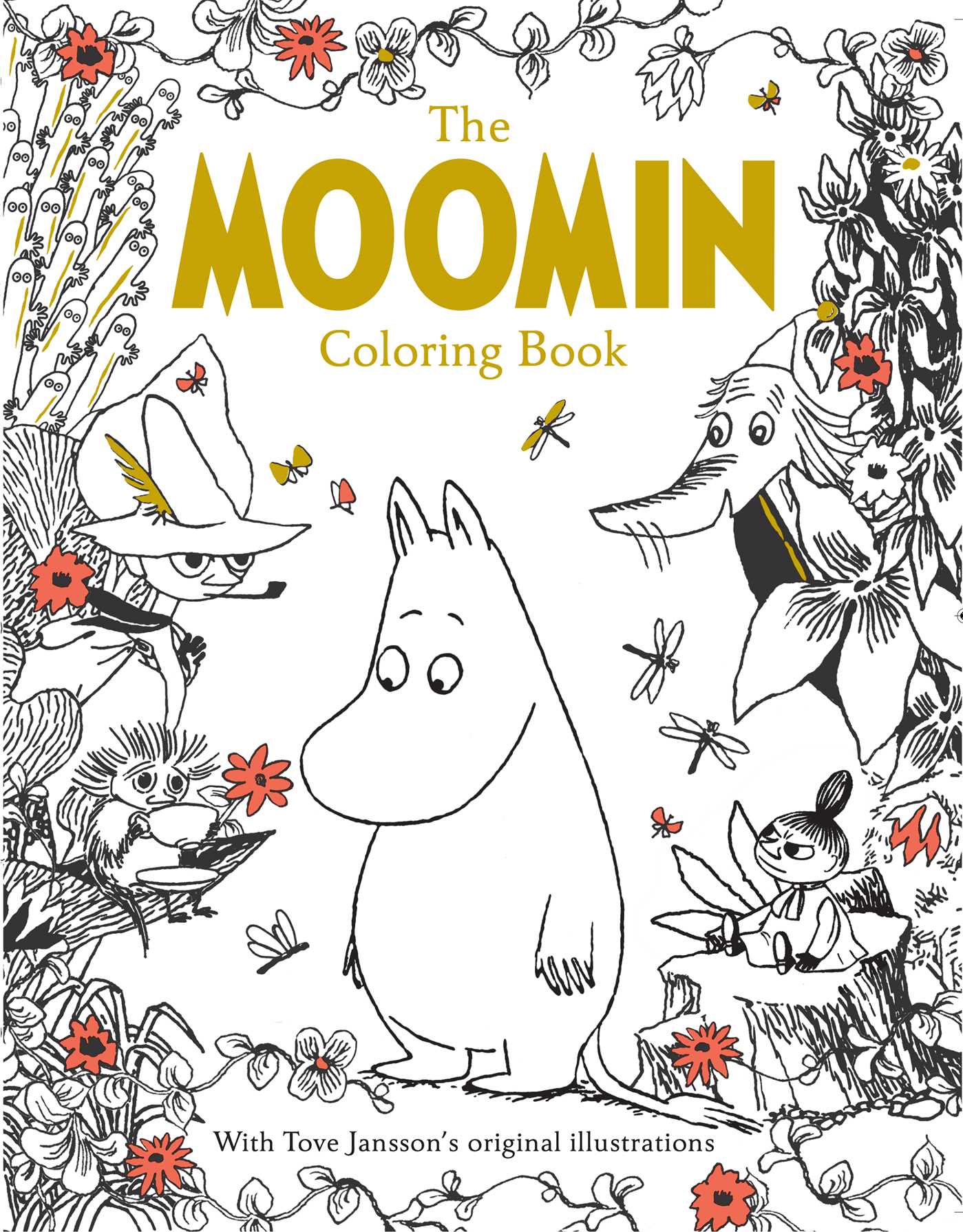 Moomin Coloring Book (Official Gift Edition with Gold Foil Cover)