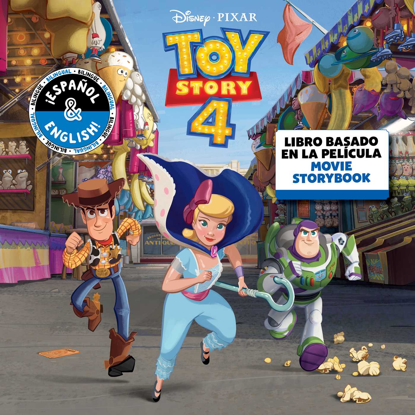 Disney/Pixar Toy Story 4: Movie Storybook / Libro basado en la película (English-Spanish)