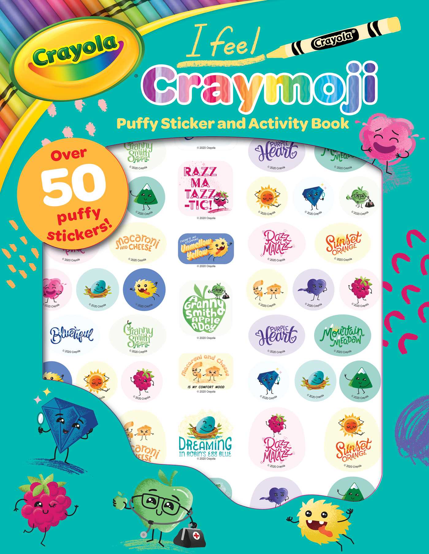 Crayola: I Feel Craymoji (A Crayola Puffy Sticker Press Out Activity Book for Kids)