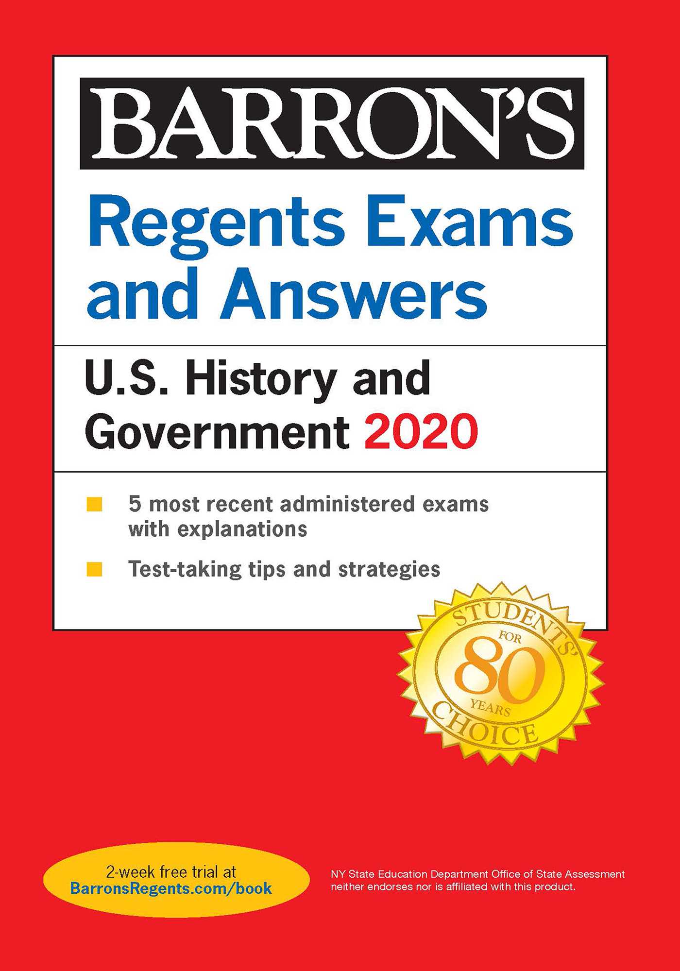 Regents Exams and Answers: U.S. History and Government 2020