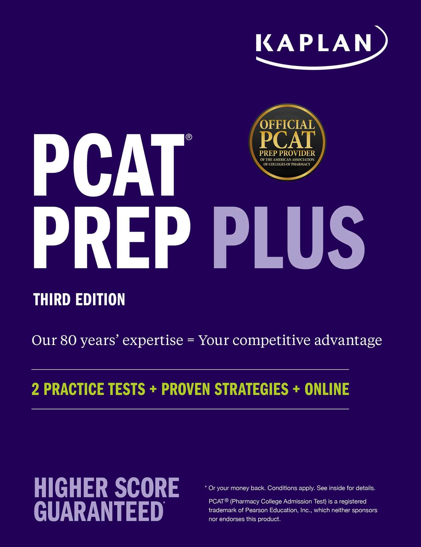 PCAT Prep Plus: