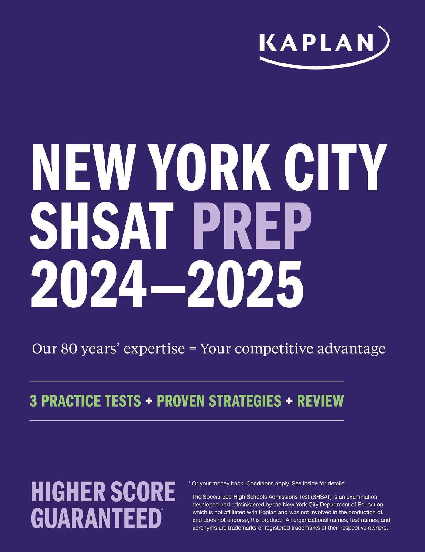 New York City SHSAT Prep 2024-2025