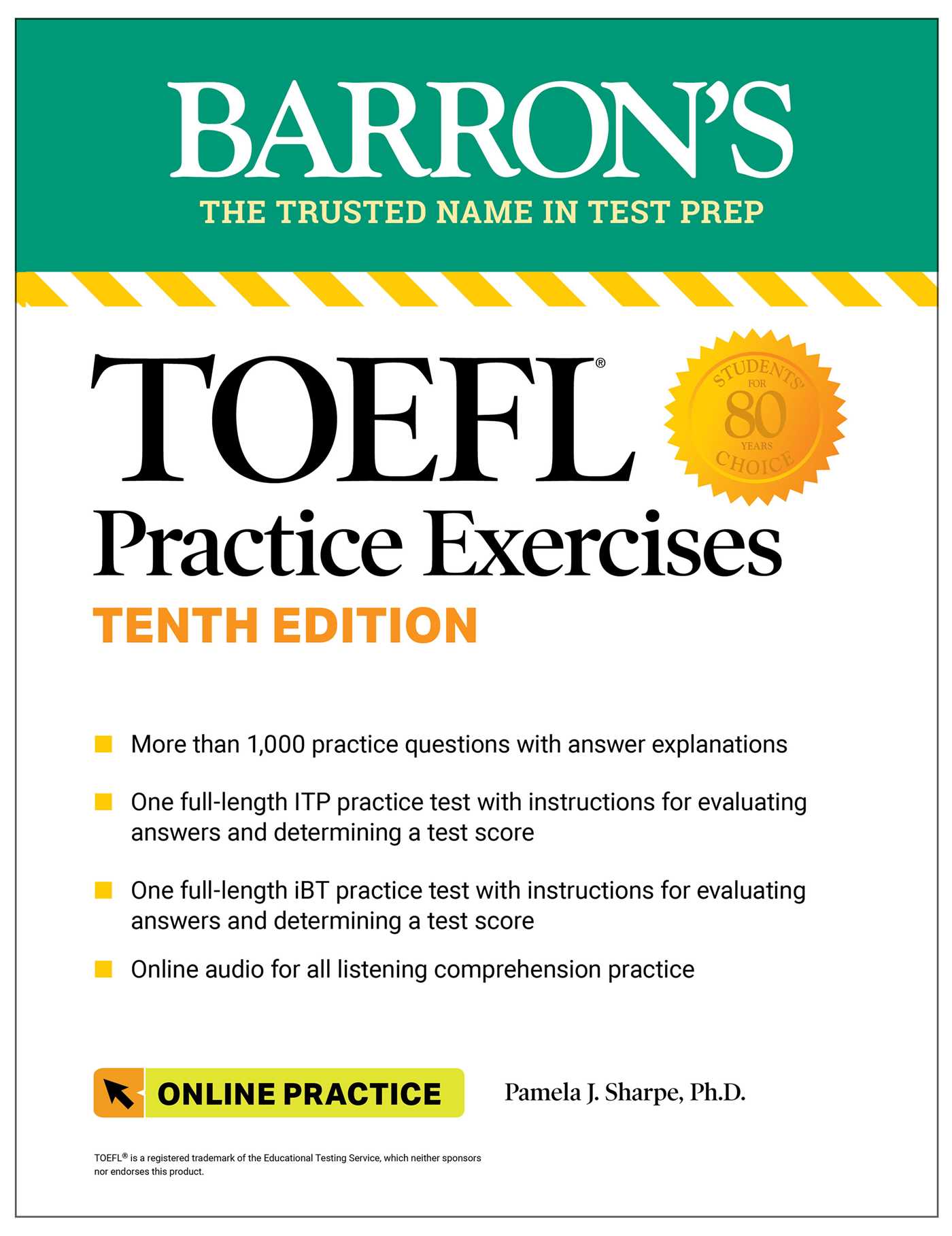 TOEFL Practice Exercises with Online Audio, Tenth Edition