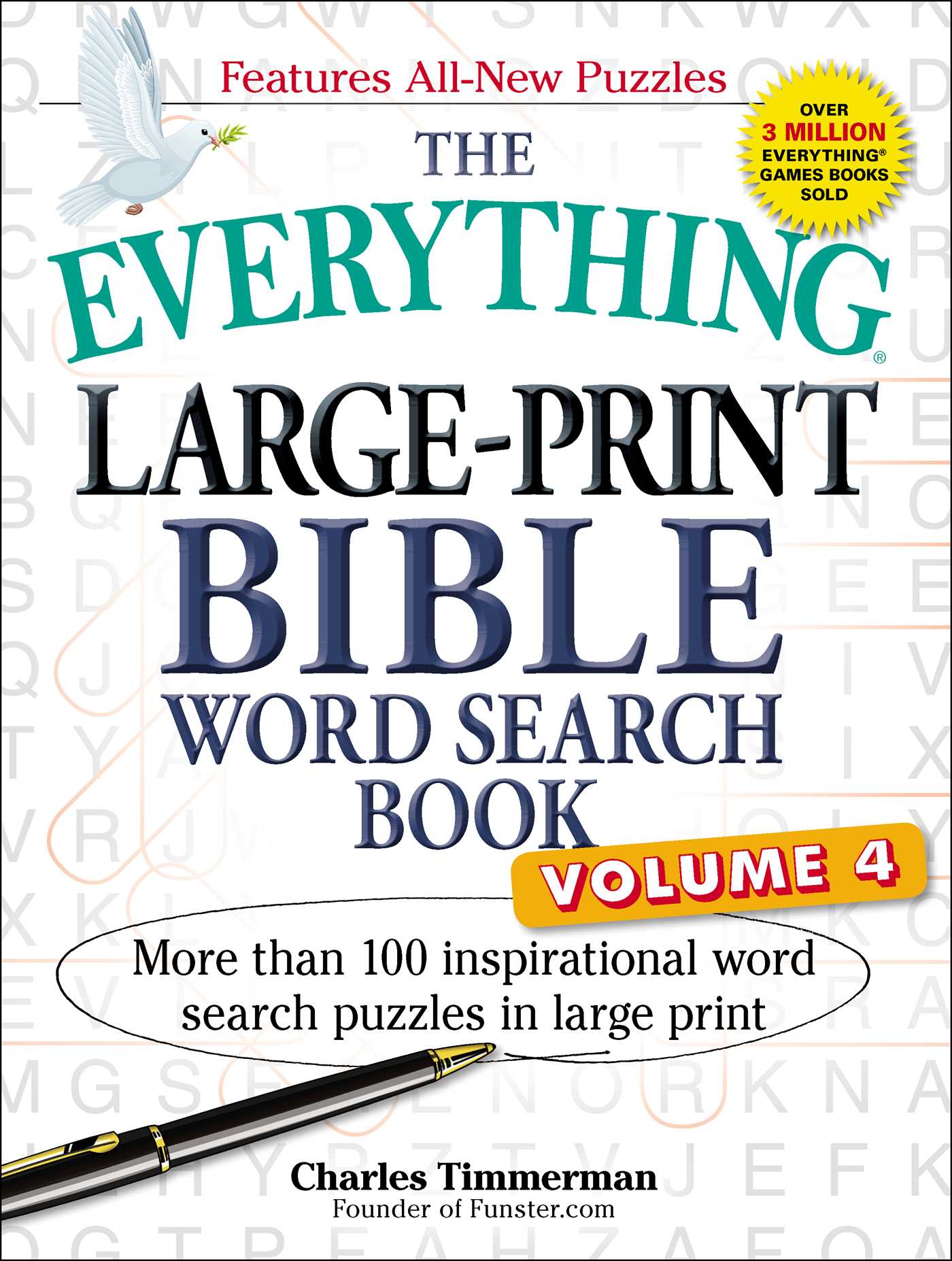 Everything Large-Print Bible Word Search Book, Volume 4: More Than 100 Inspirational Word Search Puzzles in Large Print