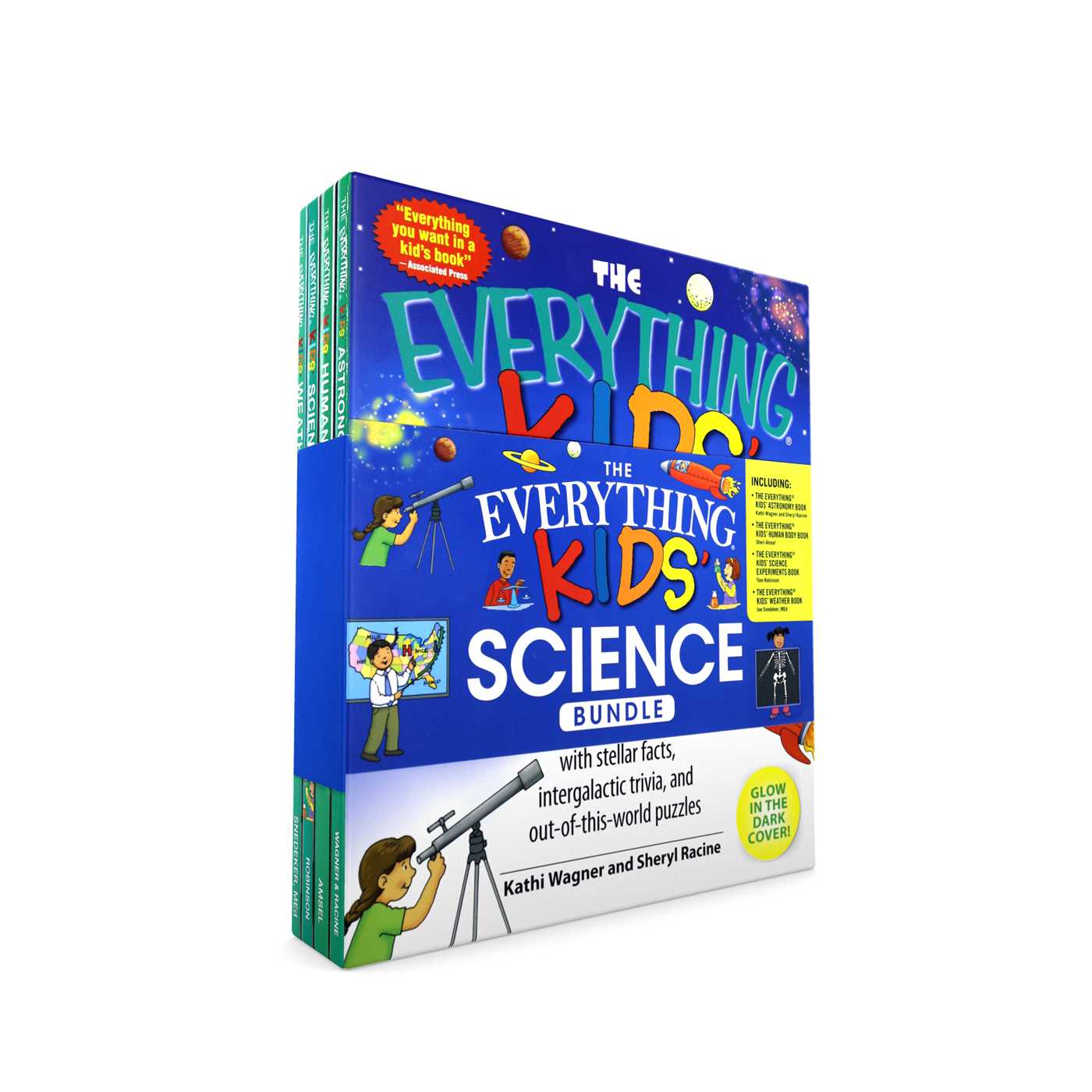 Everything Kids' Science Bundle: The Everything® Kids' Astronomy Book; The Everything® Kids' Human Body Book; The Everything® Kids' Science Experiments Book; The Everything® Kids' Weather Book