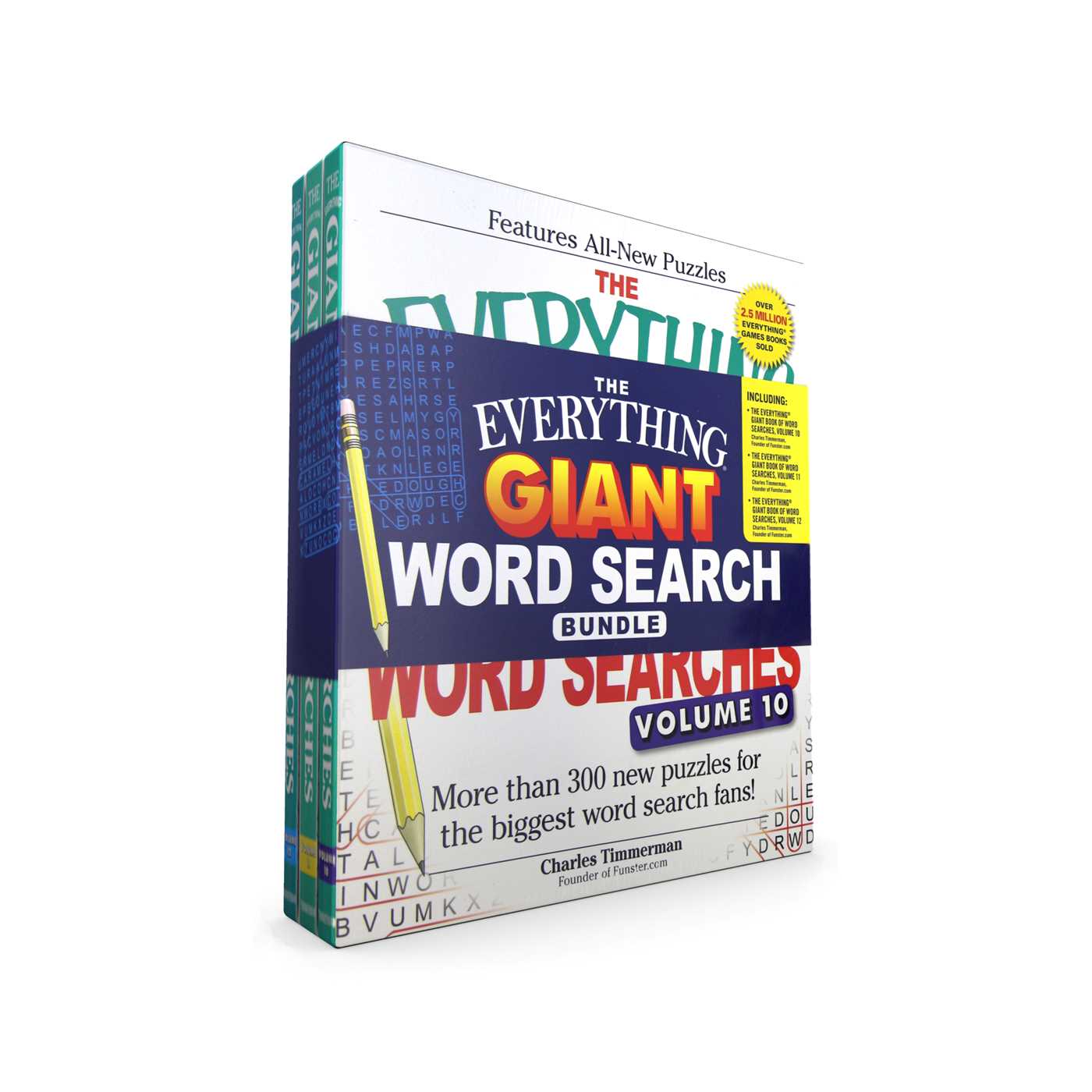 Everything Giant Word Search Bundle: The Everything® Giant Book of Word Searches, Volume 10; The Everything® Giant Book of Word Searches, Volume 11; The Everything® Giant Book of Word Searches, Volume 12