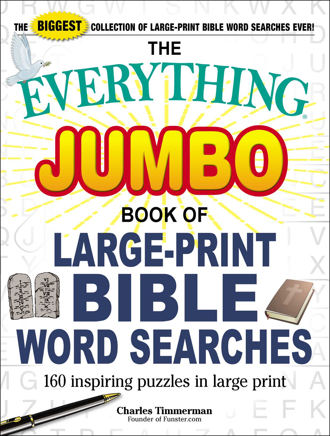 Everything Jumbo Book of Large-Print Bible Word Searches: 160 Inspiring Puzzles in Large Print