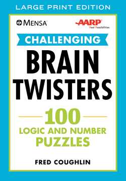 Mensa® AARP® Challenging Brain Twisters (LARGE PRINT)