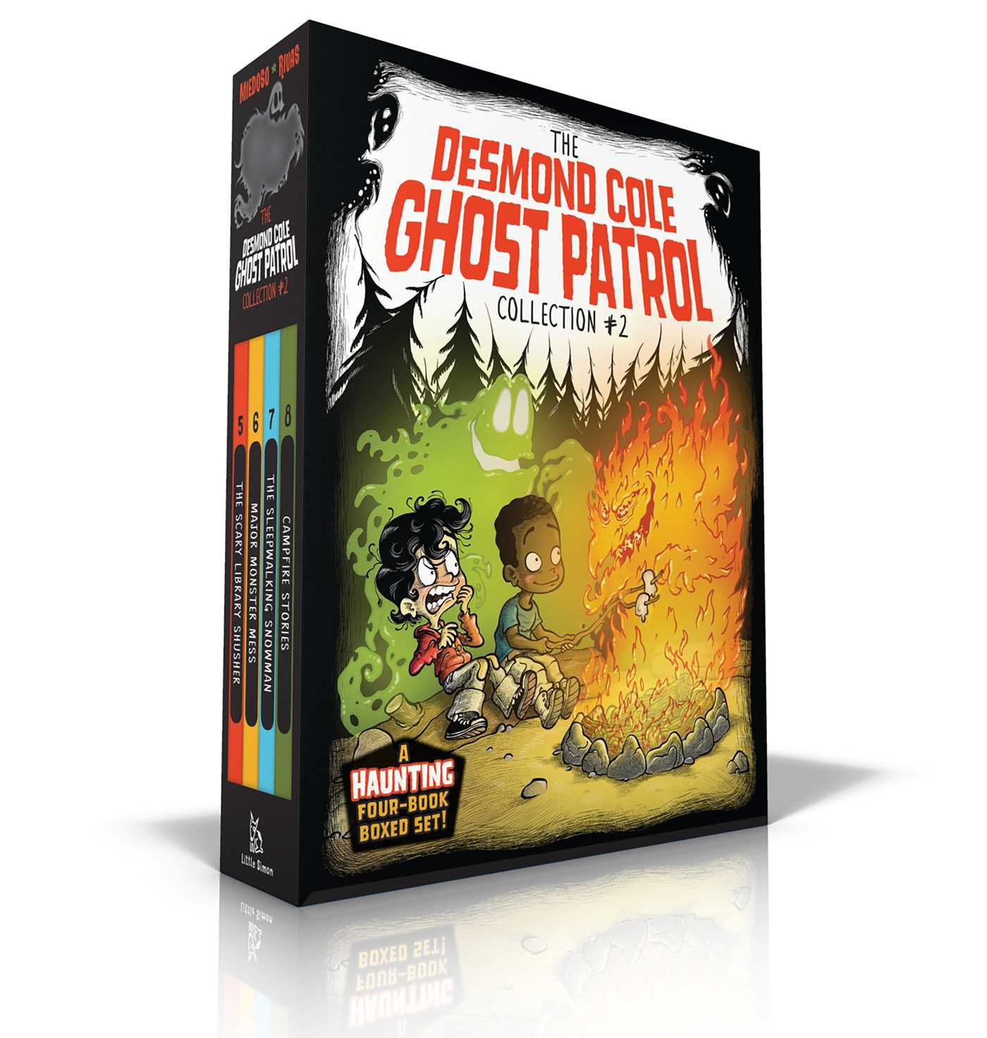 Desmond Cole Ghost Patrol Collection #2 (Boxed Set): The Scary Library Shusher; Major Monster Mess; The Sleepwalking Snowman; Campfire Stories