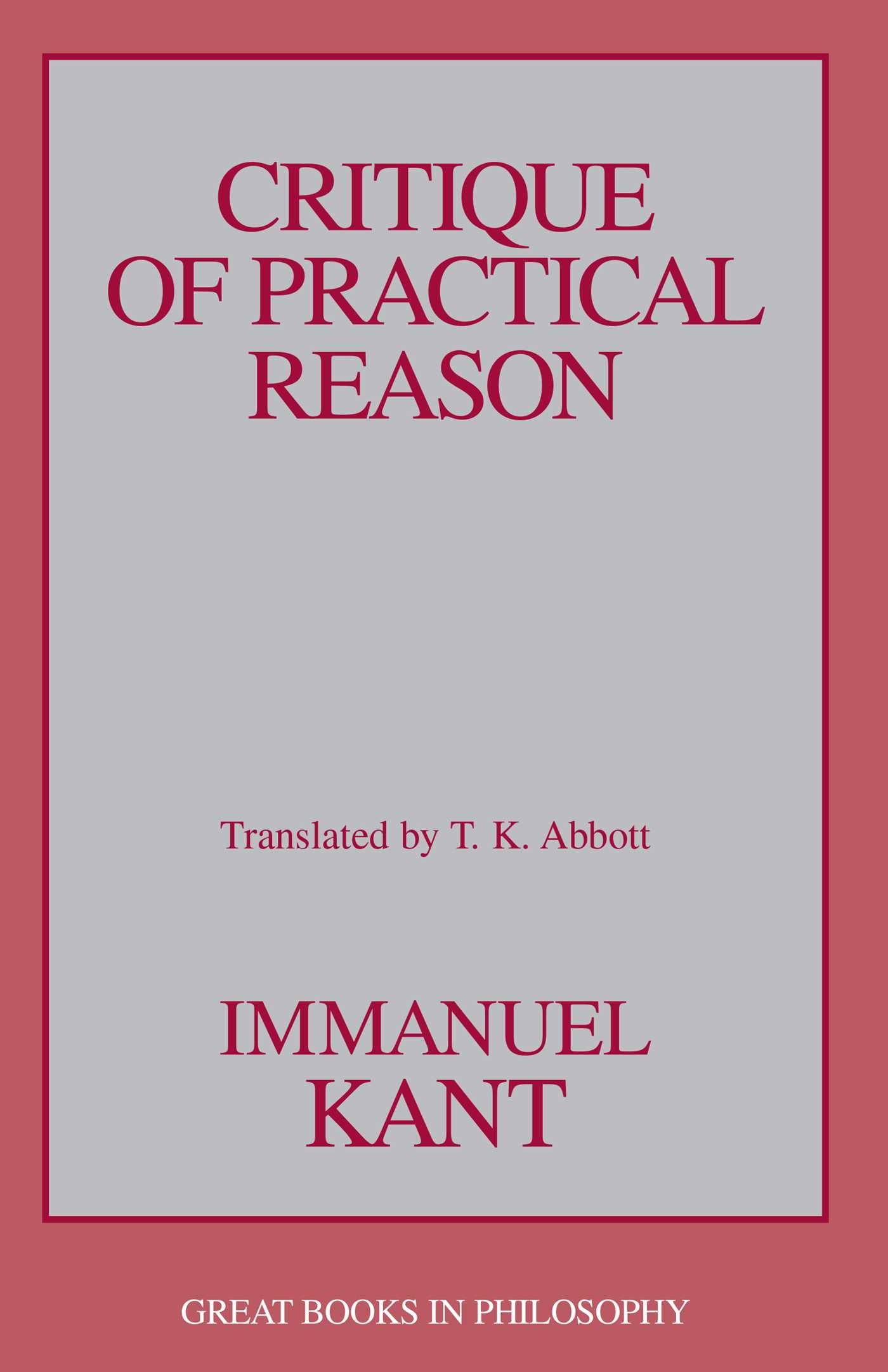 Critique of Practical Reason
