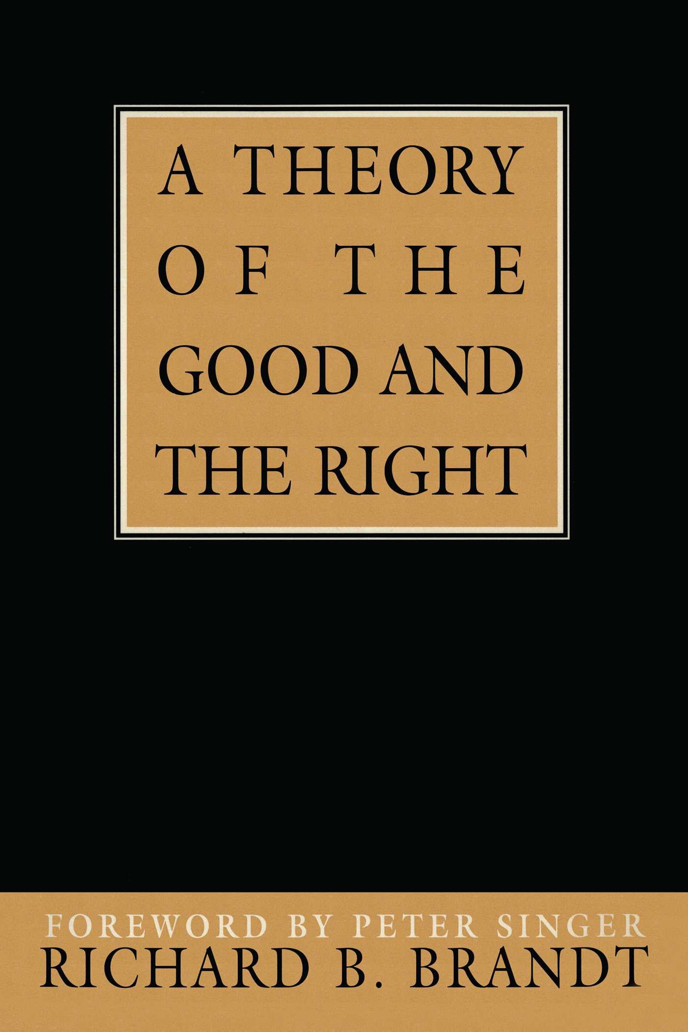 Theory of the Good and the Right