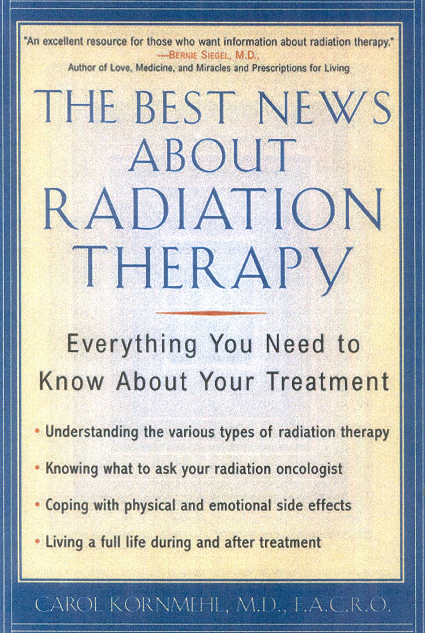 Best News About Radiation Therapy: Everything You Need to Know About Your Treatment