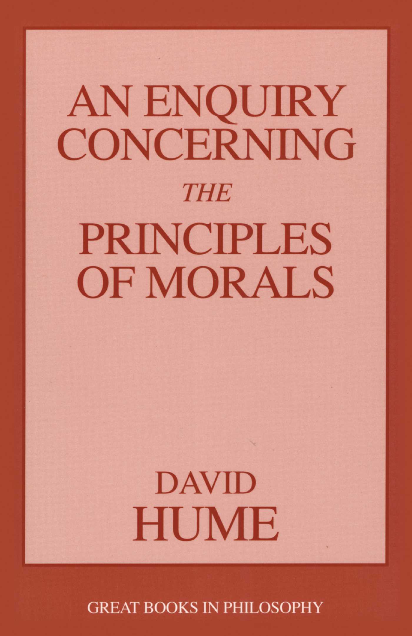 Enquiry Concerning the Principles of Morals