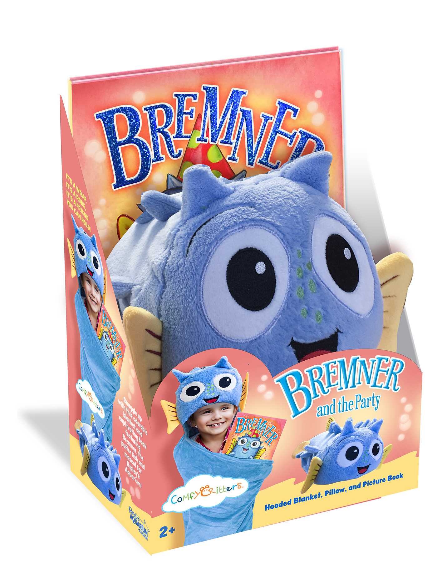 Bremner & the Party COMFY CRITTERS BUNDLE (book and blanket)