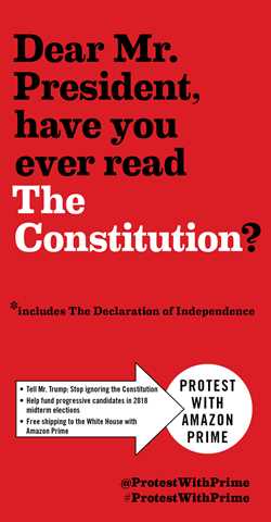Send this to the White House: The Constitution of the United States and The Declaration of Independence
