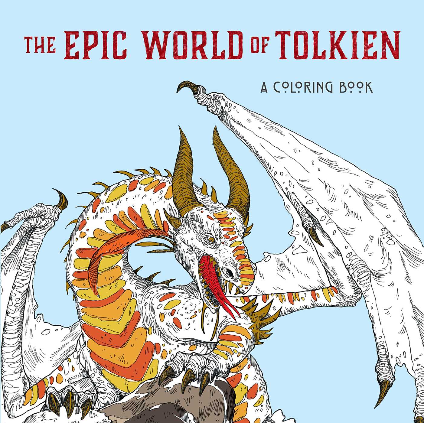 Epic World of Tolkien: A Coloring Book