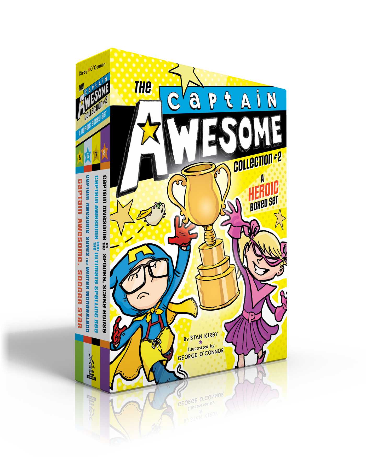 Captain Awesome Collection No. 2 (Boxed Set): Captain Awesome, Soccer Star; Captain Awesome Saves the Winter Wonderland; Captain Awesome and the Ultimate Spelling Bee; Captain Awesome vs. the Spooky, Scary House