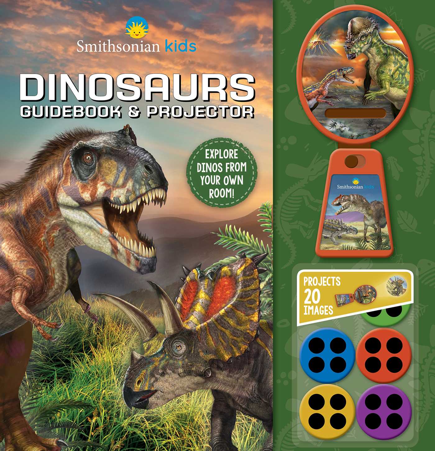 Smithsonian Kids Dinosaur Guidebook & Projector