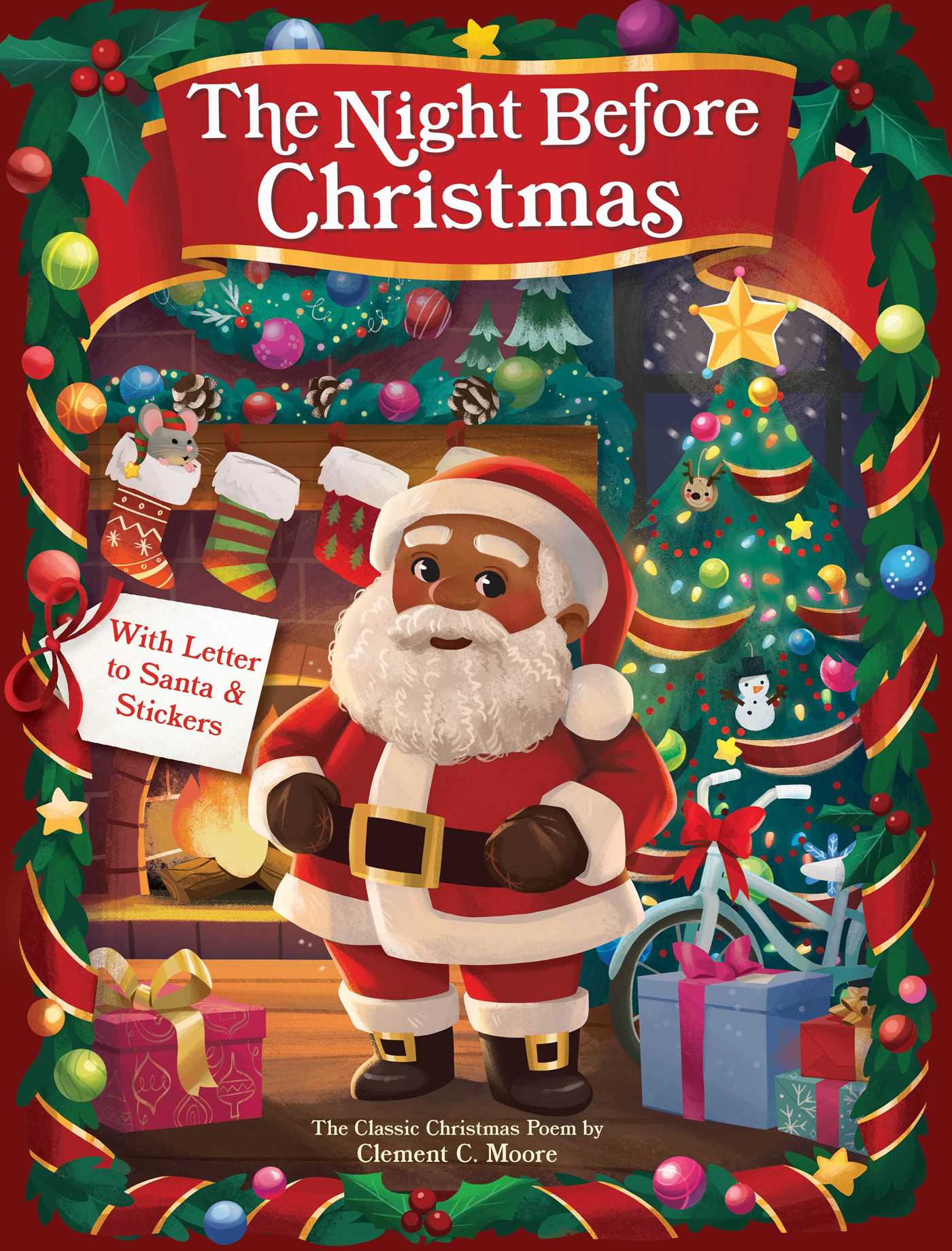 Night Before Christmas with Letter to Santa and Stickers