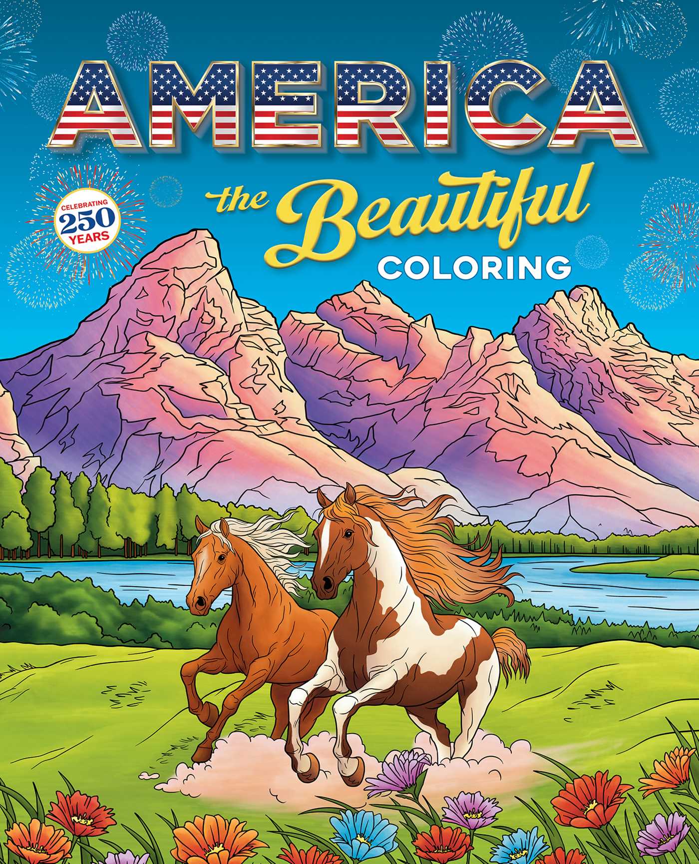 America the Beautiful Coloring