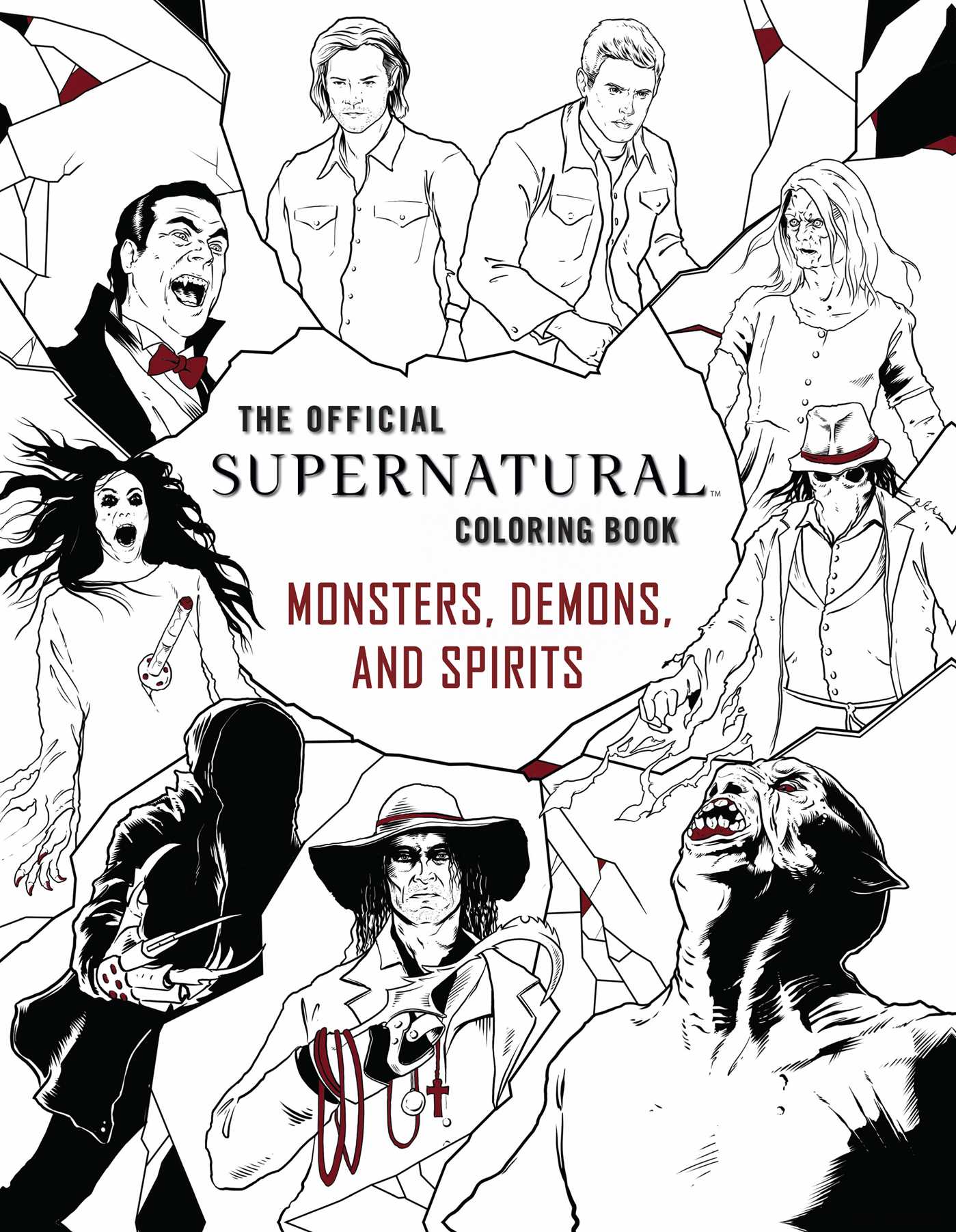 Official Supernatural Coloring Book: Monsters, Demons, and Spirits