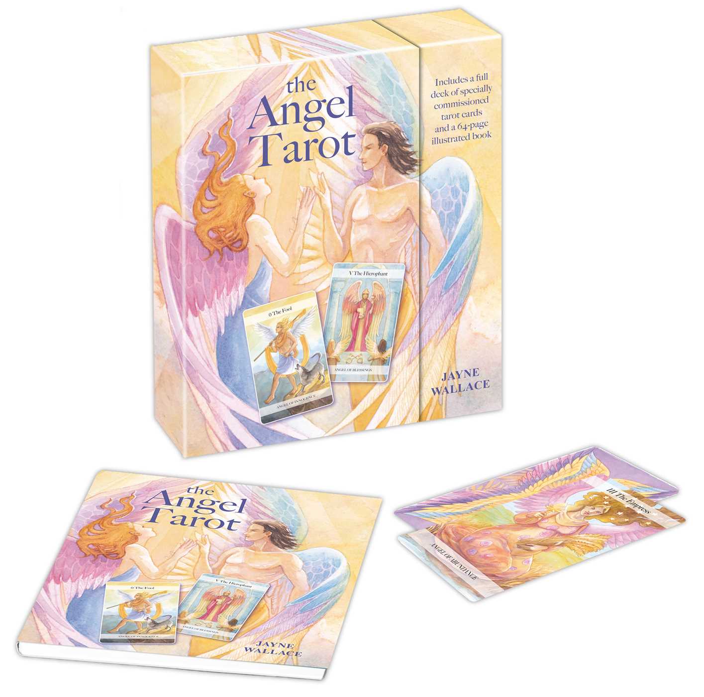 Angel Tarot: Includes a full deck of 78 specially commissioned tarot cards and a 64-page illustrated book
