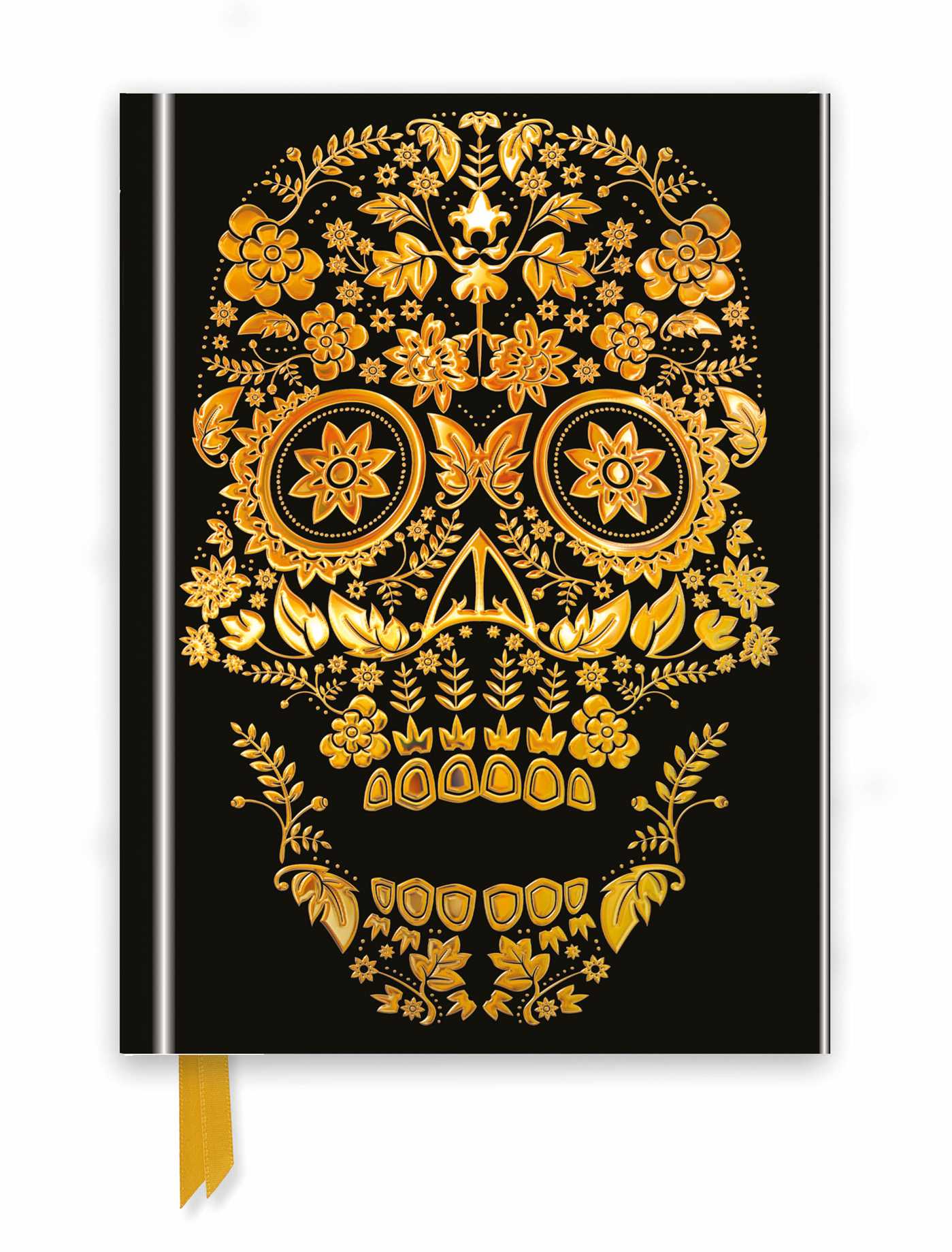 Gold Sugar Skull (Foiled Journal)