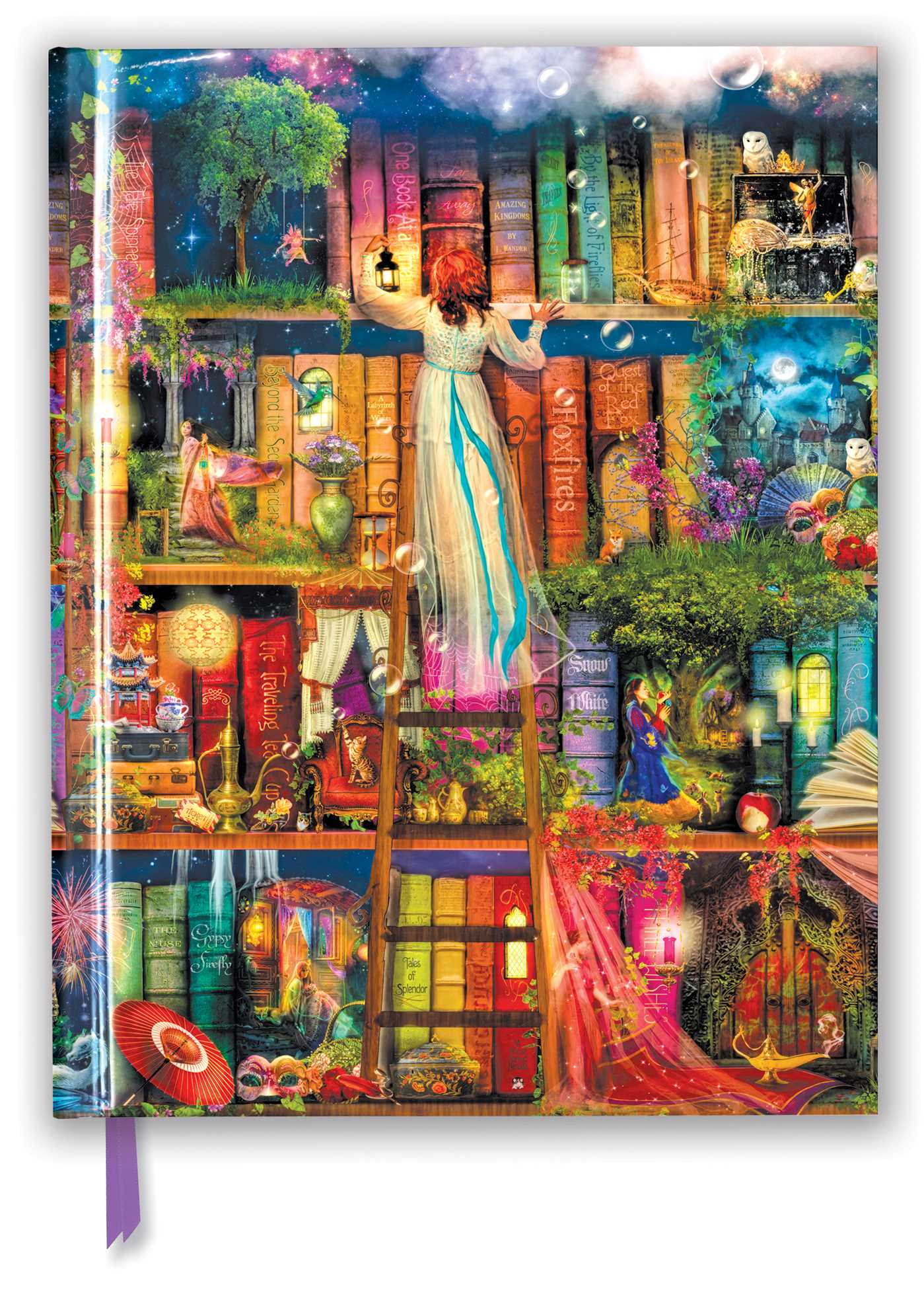 Aimee Stewart: Treasure Hunt Bookshelves (Blank Sketch Book)