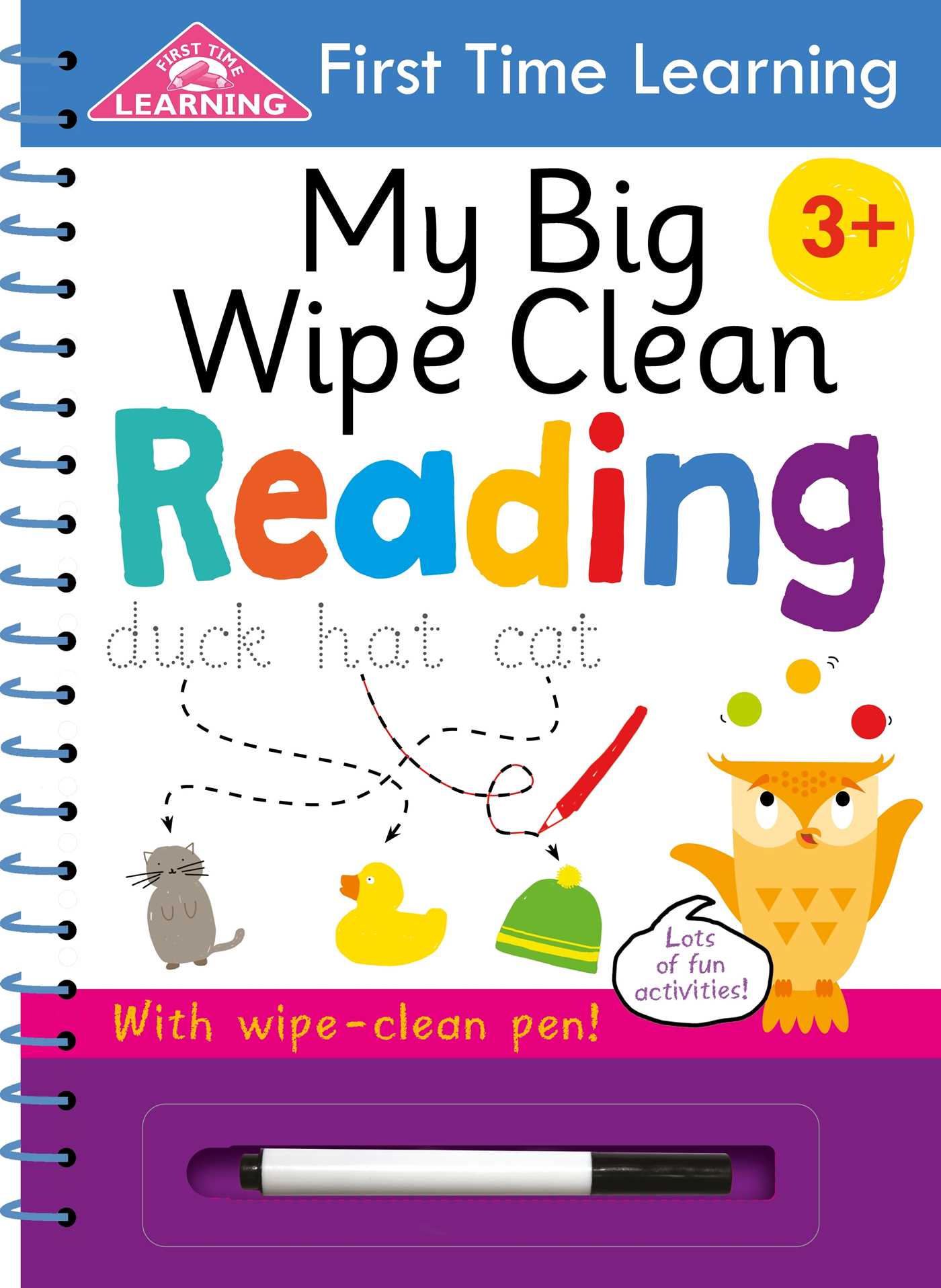 First Time Learning: My Big Wipe Clean Reading