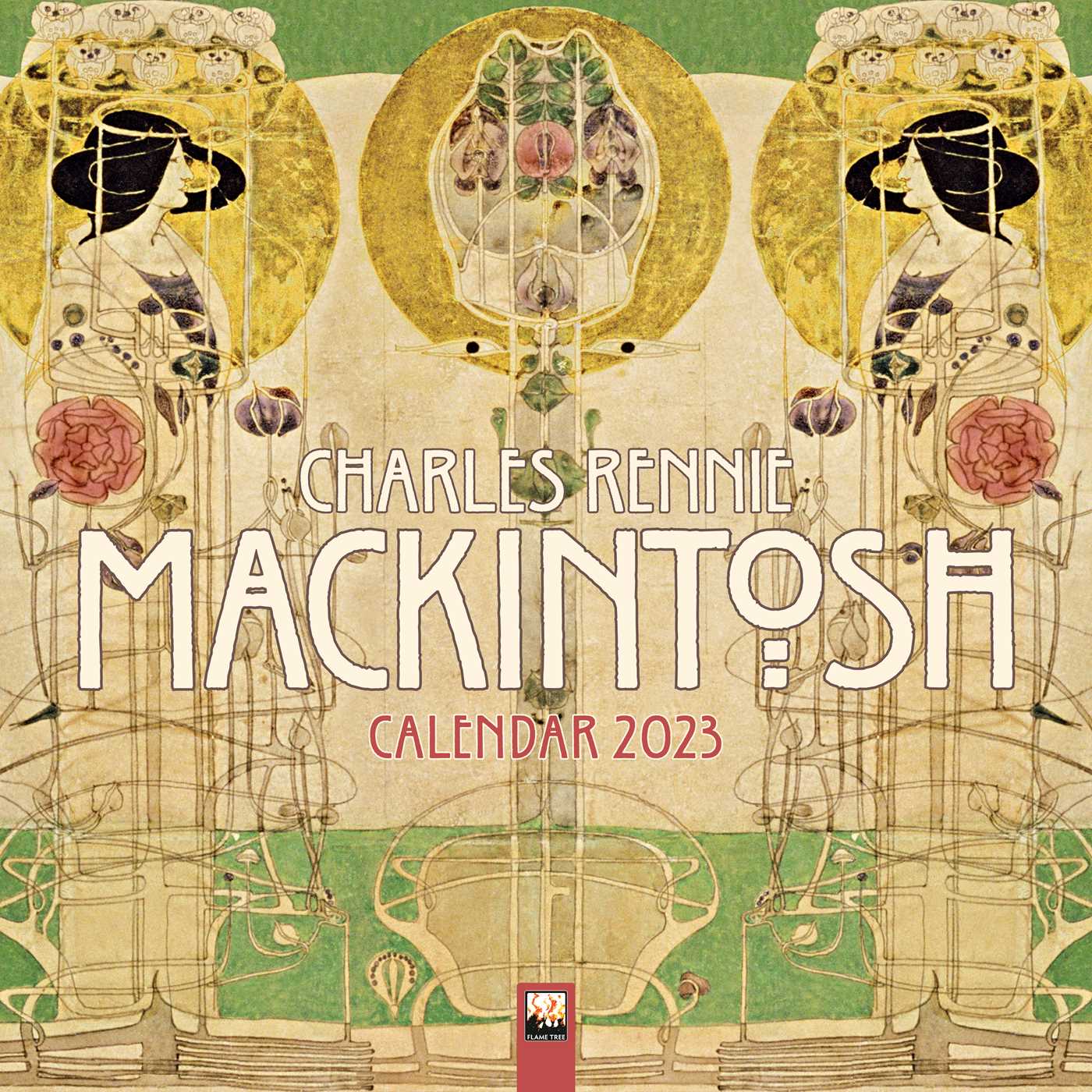 Charles Rennie Mackintosh Wall Calendar 2023 (Art Calendar)