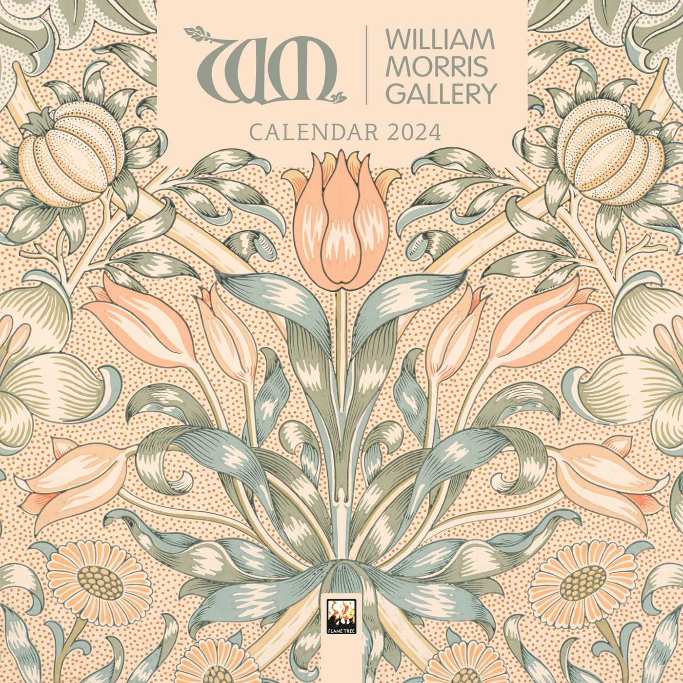 William Morris Gallery Mini Wall Calendar 2024 (Art Calendar)