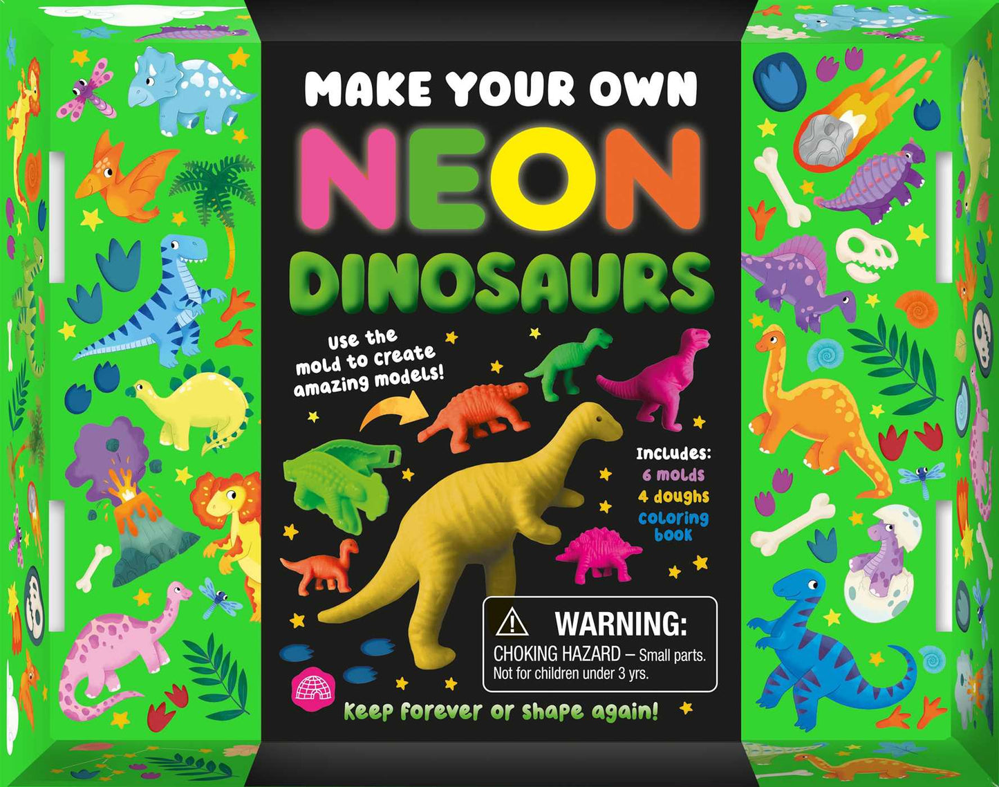 Make Your Own Neon Dinosaurs