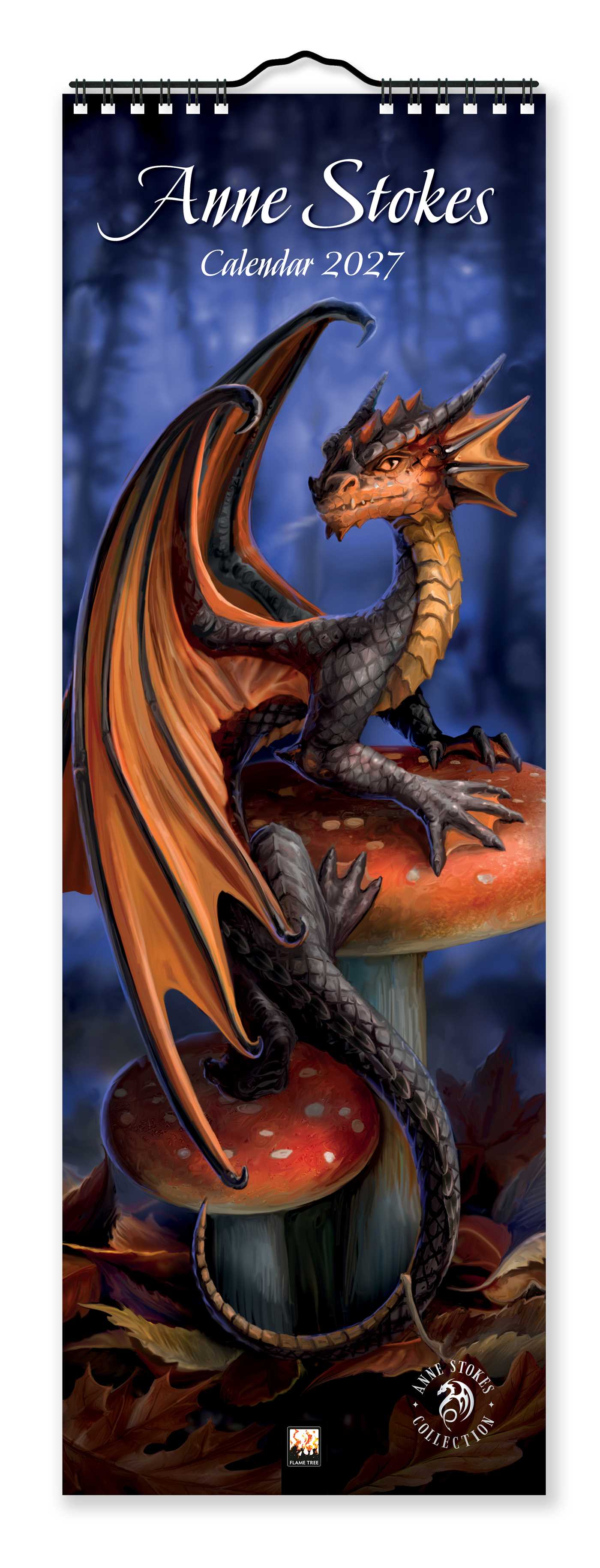 Anne Stokes Slim Calendar 2027 (Art Calendar)